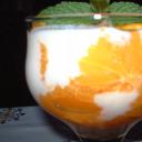 Joghurtos narancskehely