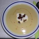 Burgonyakrm-leves tejfllel, szalonnatprtyvel