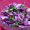 Majonzes lila kposzta salata